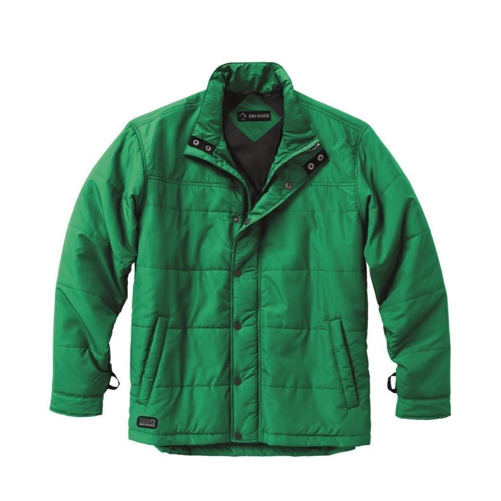 DDX Dri-Duck Mens Green Transverse Insulated Therma Puffer Jacket‎ Size XL NWT